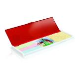 Porta notas de plastico con mini block de papel | Articulos Promocionales