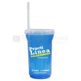 Vaso big mouth 36 oz con tapa y popote | Articulos Promocionales