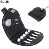 Accesorio para golf en estuche de curpiel | Articulos Promocionales