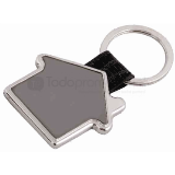 Llavero metalico dos vistas con placas color humo | Articulos Promocionales