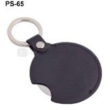 Espejo metalico portetil con funda de curpiel | Articulos Promocionales