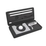 Set de golf portatil en estuche de curpiel | Articulos Promocionales