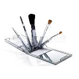 Set de brochas en estuche con espejo | Articulos Promocionales