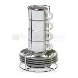 Set de 4 tazas y cuatro platos | Promocionales
