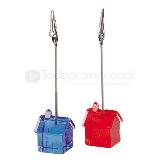 Porta notas de plastico en forma de casa | Articulos Promocionales