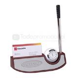 Base con reloj tipo pelota de golf | Articulos Promocionales