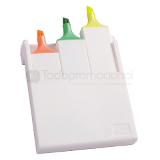 Estuche plano con tres resaltadores | Promocionales