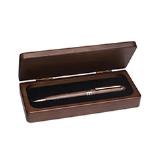 Estuche de madera nogal con boligrafo | Articulos Promocionales