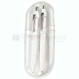 Set de boligrafo y lapicero en estuche de plastico modelo x-one m set | Promocionales