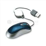 Raton optico con cable retractil | Promocionales