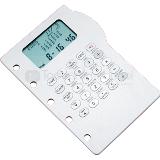 Calculadora de aluminio con calendario, reloj y alarma | Articulos Promocionales