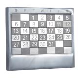 Calendario magnetico perpetuo en metal | Articulos Promocionales