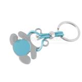 Llavero metalico esmaltado con caucho en forma de oso | Articulos Promocionales