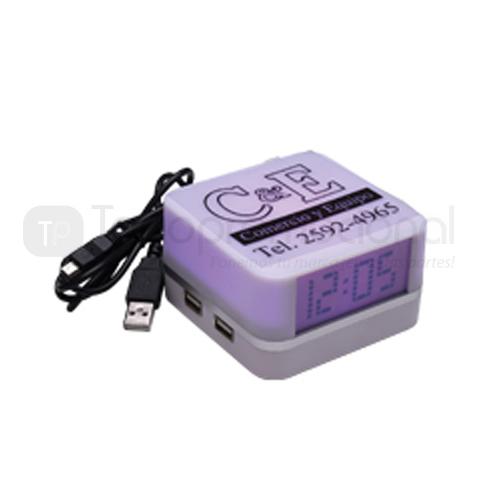 HUB USB CON RELOJ | Articulos Promocionales