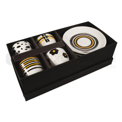 SET DE 4 TAZAS TORINO | Articulos Promocionales