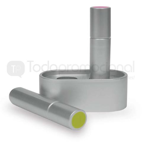 SET DE 2 MARCADORES CON BASE | Articulos Promocionales