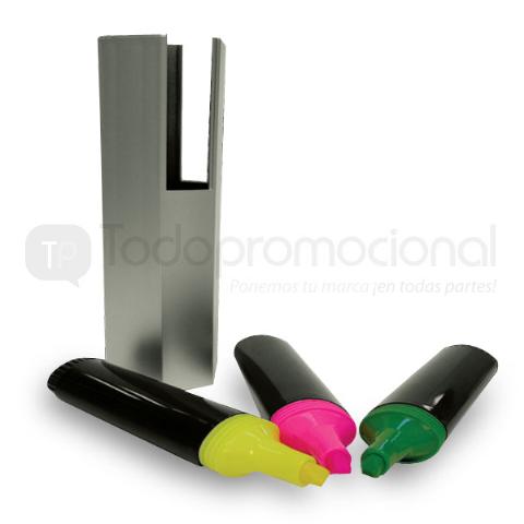 SET DE TRES MARCADORES | Articulos Promocionales