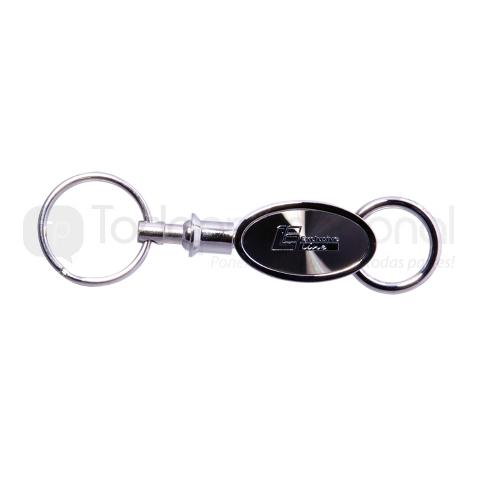 LLAVERO METALICO SEPARABLE OVALADO | Articulos Promocionales