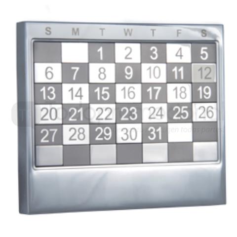 CALENDARIO MAGNETICO PERPETUO EN METAL | Articulos Promocionales